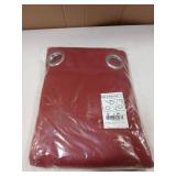 NICETOWN Christmas Burgundy Window Curtains Blackout Drapes, Thermal Insulated Solid Grommet Blackout Curtains/Draperies for Laundry Room (One Pair, 70 by 54-inch, Burgundy Red)