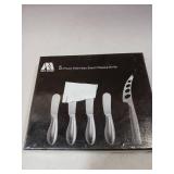 Stainless Steel Cheese Knife 5pc Set