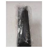 PATIKIL 12 x 3 Inch Door Air Vent Cover, Aluminum Grille Ventilation Cover Louvered Diamond Hole with Mounting Screws for Cabinet Wardrobe Door, Black