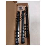 PATIKIL A5 6-Hole Ring Binder Mechanisms, 3 Set Binder Spines Replacement, Black