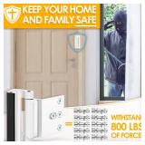 Home Security Door Lock Door Reinforcement Lock Door Locks for Kids Safety Flip Door Lock Latch Childproof Night Lock Door Security Front Door Child Safety Lock High Security Locks for Doors Inside