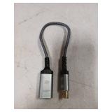 Highwings 4K Display Port to HDMI Adapter, Uni-Directional DP 1.2 Computer to HDMI 2.0 Screen, Display Port to HDMI Adapter (Male to Female), SR Anti-Break, No Latch, for Dell HP AMD NVIDIA, Passive