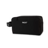 PackIt Freezable Snack Box, Black, Built with EcoFreeze Technology, Collapsible, Reusable, Zip Closure with Buckle Handle, Perfect All Ages and Fresh Snacks on the go