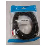 Mshyet 3.5mm to 2 RCA Cable 19.7ft