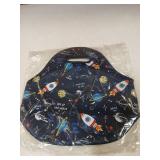 Neoprene Lunch Tote with Zipper Space Theme