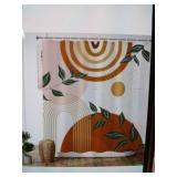 Abstract Boho Shower Curtain (Design May Vary)