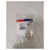 Leviton QuickPort Quad 106 Flush Mount - Organizer panel - ivory - 4 ports