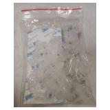 LED Rope Light Clips Holder 48 Pieces PVC Clips with 48 Piecs Screws for LED Light Wall Mount and Bar Mount