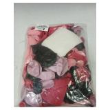 HKYOOD 148Pcs Pink and Black Balloons Garland Arch Kit - 5 10 12 18 inch Hot Pink Black Light Pink Metallic Pink Latex Balloon for Birthday Baby Shower Bridal Shower Wedding Princess Party Decorations