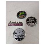 Automotive Badges 4pcs