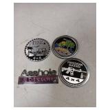 Automotive Badges 4pcs