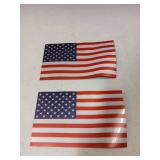 American Flag Magnets 2pk 7 x 4in
