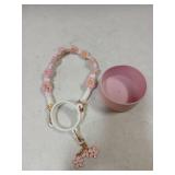 Silicone Boot Set for Owala Water Bottle 32 oz - Includes Water Bottle Handle Strap - Perfect Owala Accessories, Fits Owala Tumbler, Owala Free Sip, for Pink owala (Pink)