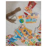 100 Days Of School Decor Ornaments 24pcs