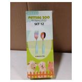 Annova Petting Zoo Kids Silverware Set of 12