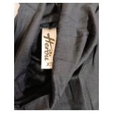 Herou Women Long Sleeve Crop Top Turtleneck Soft Lightweight Basic Slim Fit Tops Black X-Small