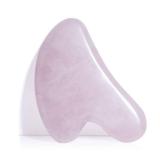 Guasha Scraping Massage Tool Rose Quartz Gua Sha Board - Traditional Scraper Tool for Anti-Aging - 100% Natural Pink Quartz Stone Guasha - Gasha Massage Stones by Sandine