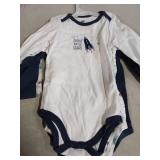 3 Piece 18 Month Long Sleeve Space Theme Baby Bodysuit Set