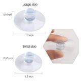 TUPARKA 16Pcs Bathroom Shower Caddy Connectors Suction Cups