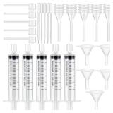 Geiserailie 25 Pcs Perfume Refill Pump Tools Perfume Dispenser Transfer Kit Include Funnels, Dispenser Pumps, Syringes, Droppers and Squeeze Droppers for Liquid Small Atomizer Bottle