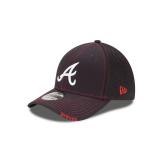MLB Atlanta Braves NEO 39Thirty Stretch Fit Cap, Large/X-Large, Navy
