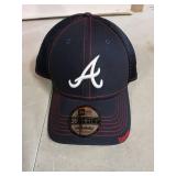 MLB Atlanta Braves NEO 39Thirty Stretch Fit Cap, Large/X-Large, Navy