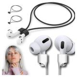 cobcobb Ultra Strong Magnetic Airpod Pro Strap Anti-Lost Cord Sports Lanyard Compatible with Airpods 3rd 2nd Generation Pro 3 2 1 (3 Black)