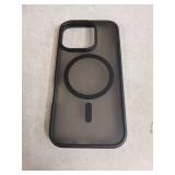 SUPFINE Magnetic for iPhone 16 Pro Case (Compatible with MagSafe) (Military Grade Drop Protection) Translucent Matte Shockproof with Anti-Fingerprint Phone Cover,Black
