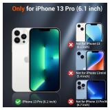 SUPFINE Magnetic for iPhone 13 Pro Case (Compatible with MagSafe) (Military Grade Drop Protection) Slim Translucent Matte Shockproof with Anti-Fingerprint Phone Case,Light Blue