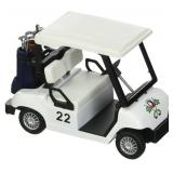 KiNSFUN Golf Cart 4½" Die Cast Metal Model Pullback Action Toy