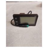 Electric Bike LCD Display Meter, 24V 36V 48V E Bike Display Meter Control Panel with Waterproof Plug Conversion Kit for Electric Scooter 22.2mm/0.9in Handlebars