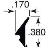Prime-Line P 7768 Glass Glazing Spline, Gray Vinyl, 200 ft. (1 Roll)
