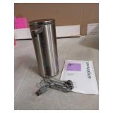 simplehuman 9 oz. Touch-Free Rechargeable Sensor Liquid Soap Pump Dispenser, Brushed Stainless Steel