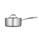 Tramontina Signature Tri-Ply Clad Stainless Steel 3-Quart Sauce Pan with Lid, Induction-Ready, Dishwasher-Safe, NSF-Certified, Made in Brazil