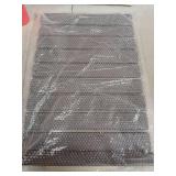 Oxydrily Stone Drying Mat for Kitchen Counter, Large Dark Gray Foldable Diatomaceous Earth Dish Drying Mat, Quick-Dry Absorbent Bath & Countertop Mat for Dishes Bottles Cups 23"x15.3"