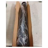 CorkLatta Black Shower Curtain Rod 31 to 80 Inch,1 Inch Diameter Adjustable Spring Tension Stainless Steel Telescoping Rod,Easy Install,No Rust