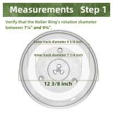 12.4 inch microwave glass turntable for 12570000008334 Panasonic microwave glass plate Compatible with FFMV1645 series Frigidaire Microwave and 12 3/8 JES1145 series GE microwave plate WB48X30612