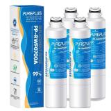 PUREPLUS DA29-00020B Replacement for Samsung DA29-00020A/B, DA29-00020B-1, RF28HMEDBSR, RF263BEAESR, RFG297HDRS, HAF-CIN/EXP, RF4287HARS, RF28HFEDBSR, 469101, RWF0700A Refrigerator Water Filter, 4PACK