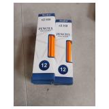 Madisi Wood-Cased #2 HB Pencils, Yellow, Pre-sharpened, 11Packs of 12-Count, 192 pencils in box
