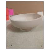 OAKOA Concrete Fruit Bowl for Kitchen Counter - Large Decorative Bowls for Home Decor - Modern Key Bowl for Entryway Table - Pedestal Bowl for Keys