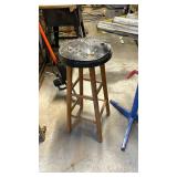 Heavy Duty Roller Stand and stool that needs new cushion.