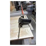 Telescoping electric chain saw trimmer