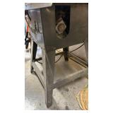 Table for Saws 38 inches inches tall and 60 inches wide by 37 inches deep