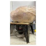 Craftsman Router Table with inverted router, plus a bag of sawdust