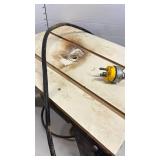 Craftsman Router Table with inverted router, plus a bag of sawdust