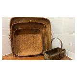 Baskets including Flat ones