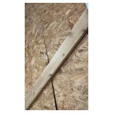 Wood, Spindles,  two Long pieces of wood and headboard