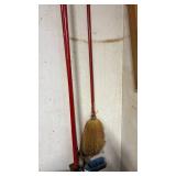Two Large Brooms and one smaller broom