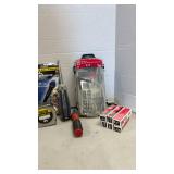 Miscellaneous Garage Items.  Socket set, measuring tape and more