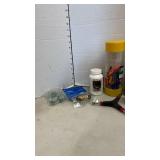 Miscellaneous Garage Items.  Socket set, measuring tape and more